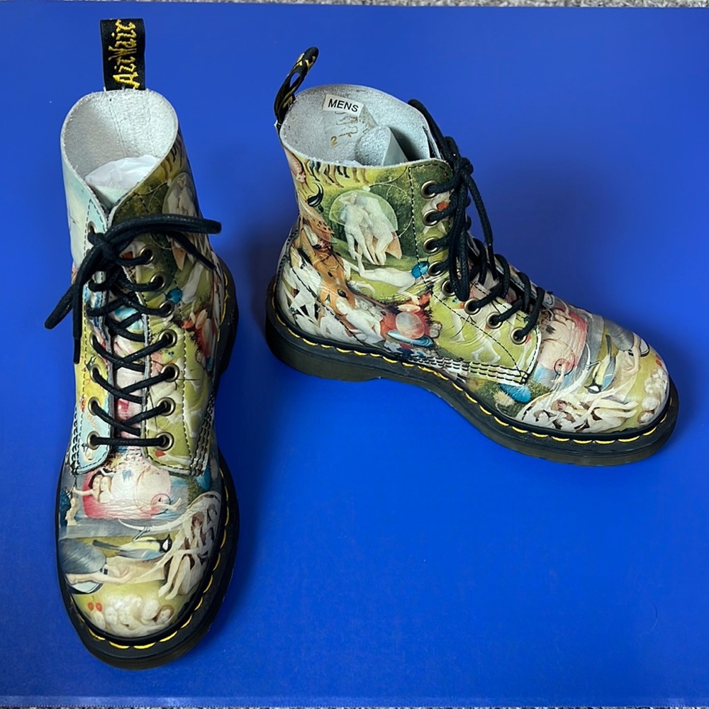 DM Dr Martens Pascal Hieronymus Bosch Heaven Museum Boots 6 Ladies 5 Mens